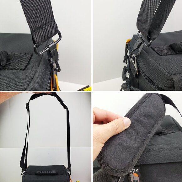 Ape Case Camera Bag Digital DSLR Canvas Padded Dividers Shoulder Strap NWT - Picture 6 of 10